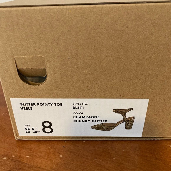 J. Crew Glitter Pointy-toe heels - Picture 9 of 9